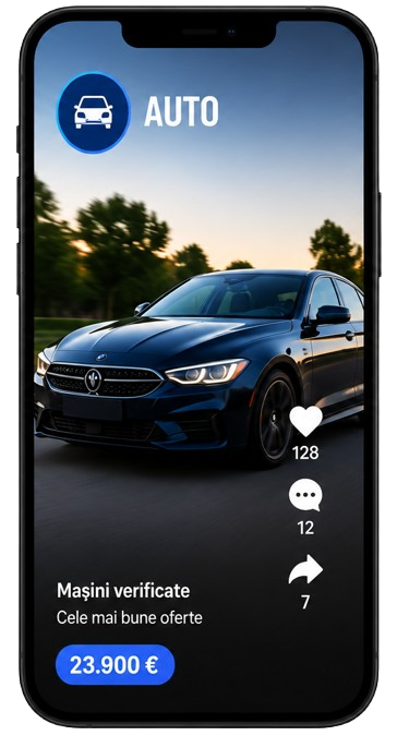 Mockup aplicație WoxCars