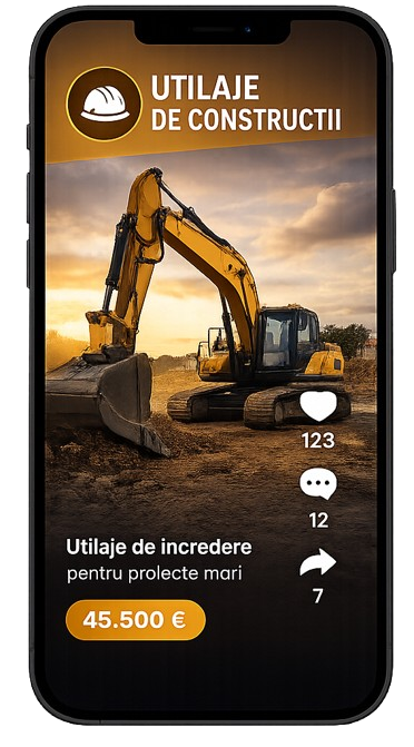 Mockup aplicație WoxEquip