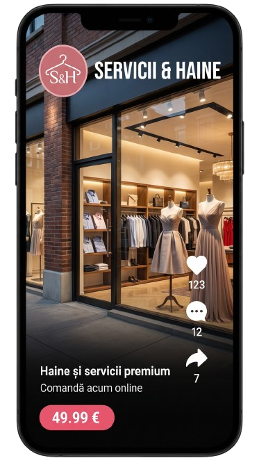 Mockup aplicație OWX